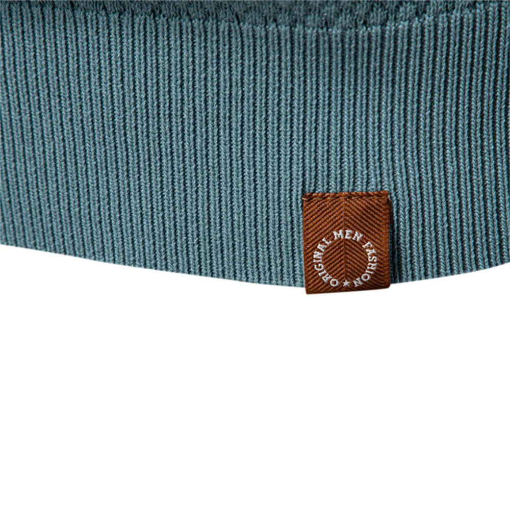 Textured Polyviscose Polo Shirt (Buttonless)