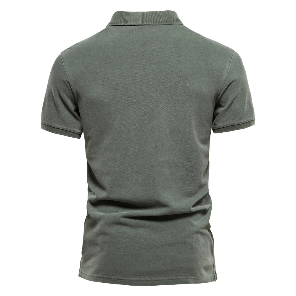 Cotton polo shirt