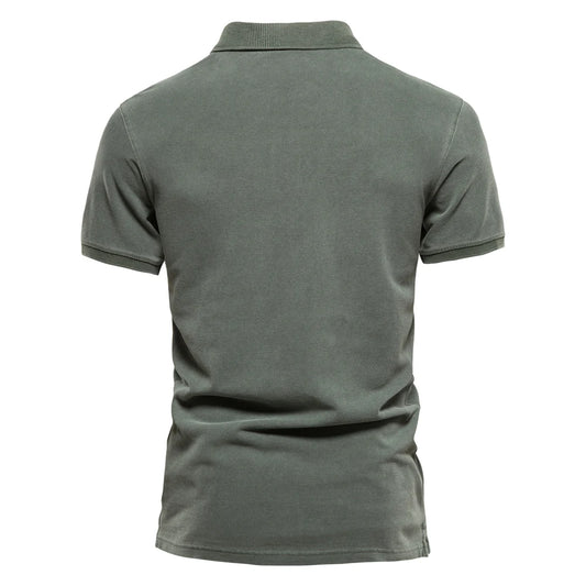 Cotton polo shirt