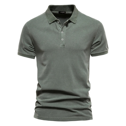 Cotton polo shirt